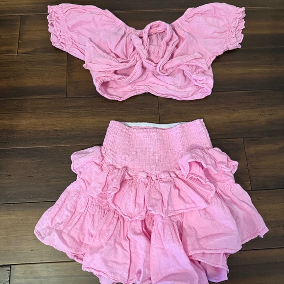 Blanco by Nature Pink Two-Piece Set – Size Medium - Picture 2 of 2